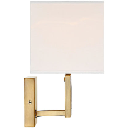 Meridian Lite Trends 1-Light Wall Sconce in Natural Brass M90009NB