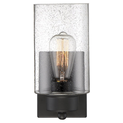 Meridian Lite Trends 1-Light Wall Sconce in Matte Black M90013MBK