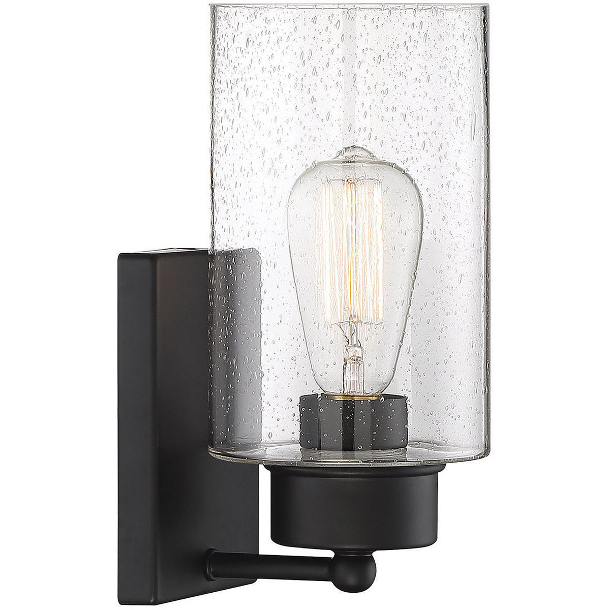 Meridian Lite Trends 1-Light Wall Sconce in Matte Black M90013MBK