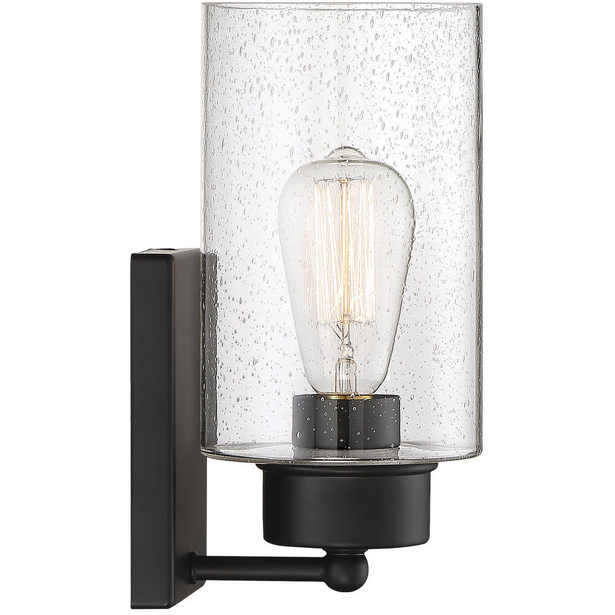 Meridian Lite Trends 1-Light Wall Sconce in Matte Black M90013MBK