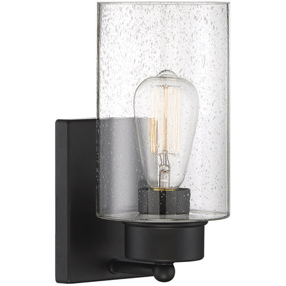 Meridian 1-Light Wall Sconce in Matte Black M90013MBK