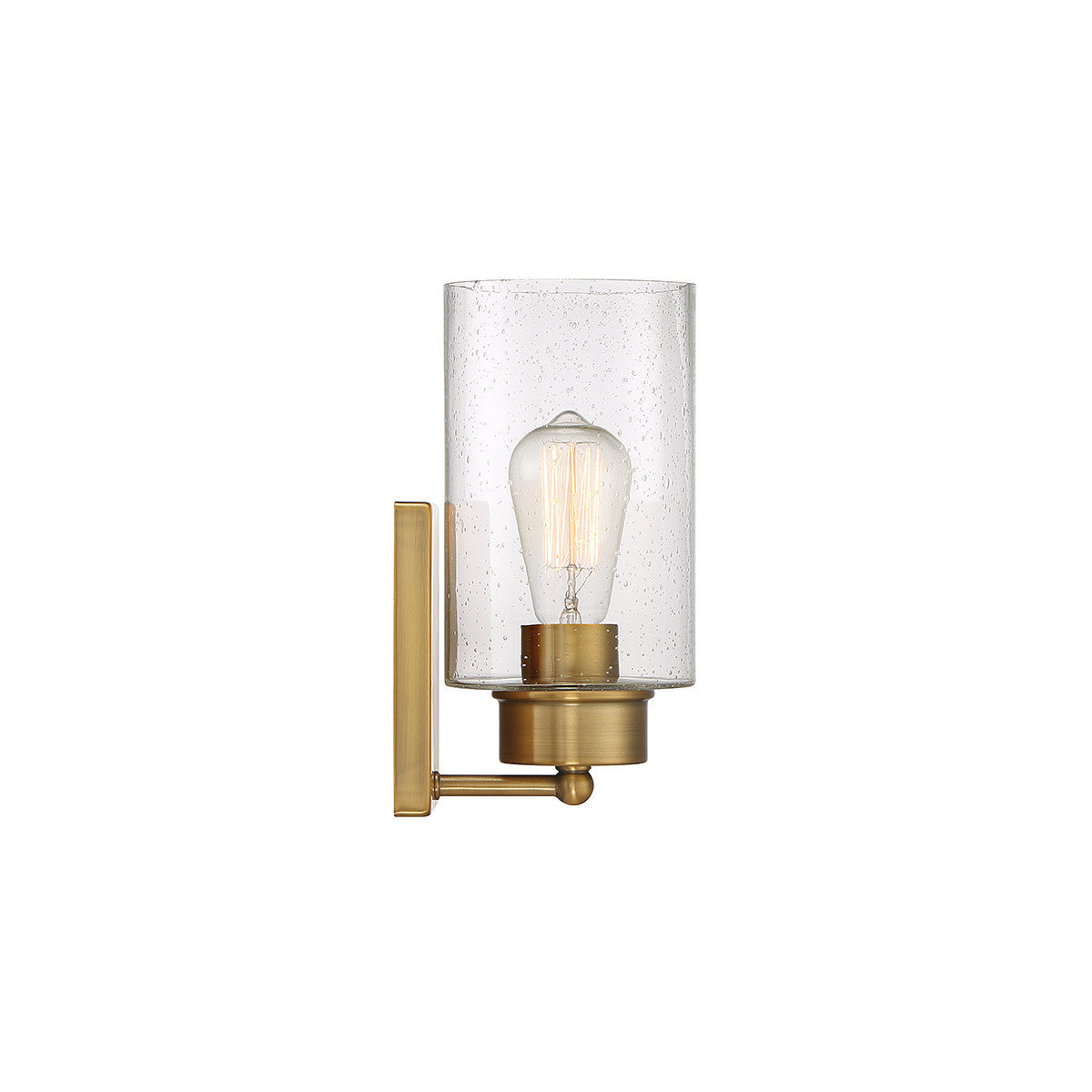 Meridian Lite Trends 1-Light Wall Sconce in Natural Brass M90013NB