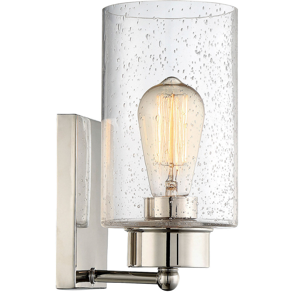 Meridian Lite Trends 1-Light Wall Sconce in Polished Nickel M90013PN