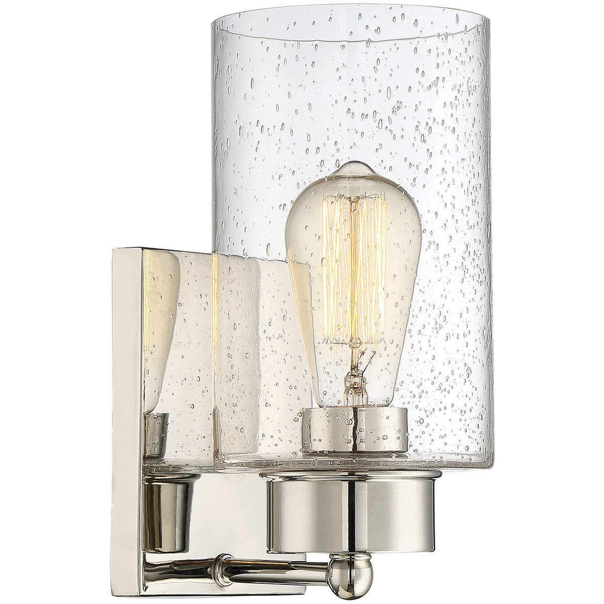 Meridian 1-Light Wall Sconce in Polished Nickel M90013PN