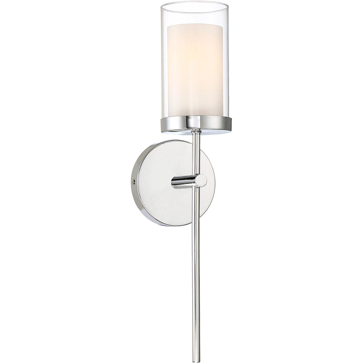 Meridian Lite Trends 1-Light Wall Sconce in Chrome M90016CH