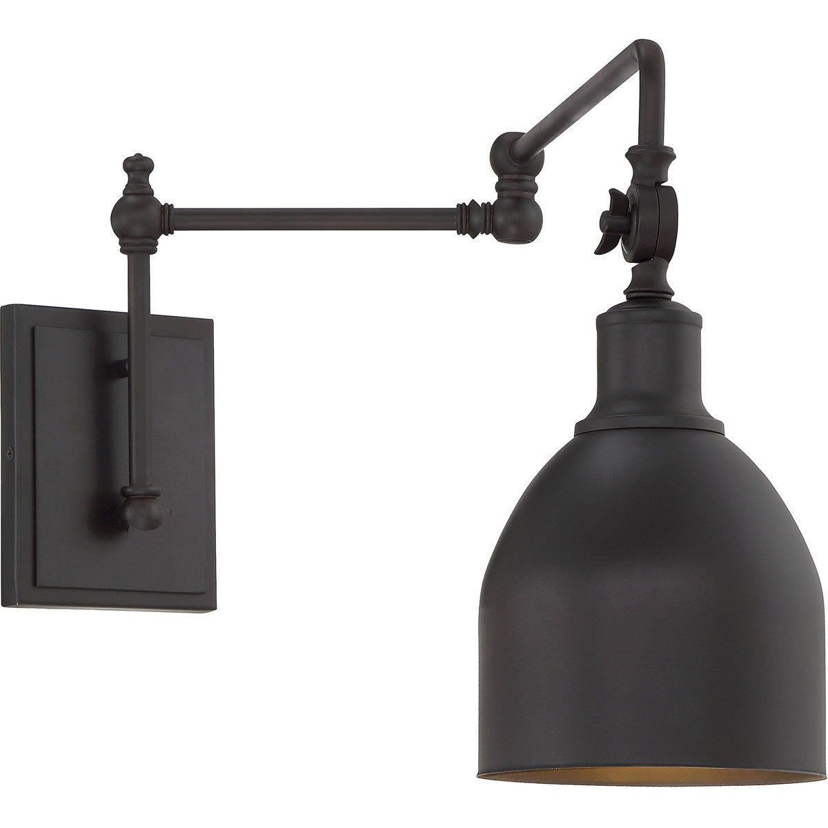 Meridian Lite Trends 1-Light Adjustable Wall Sconce in Oil Rubbed Bronze M90019ORB