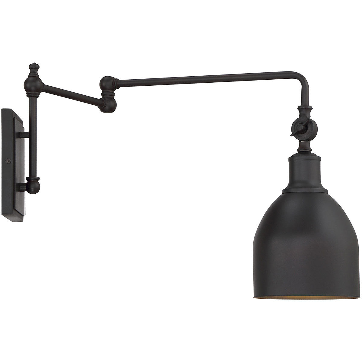 Meridian Lite Trends 1-Light Adjustable Wall Sconce in Oil Rubbed Bronze M90019ORB