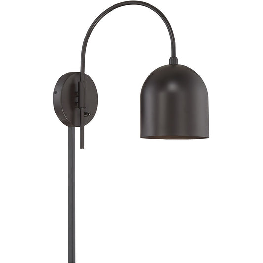 Meridian 1-Light Adjustable Wall Sconce in Oil Rubbed Bronze M90045ORB