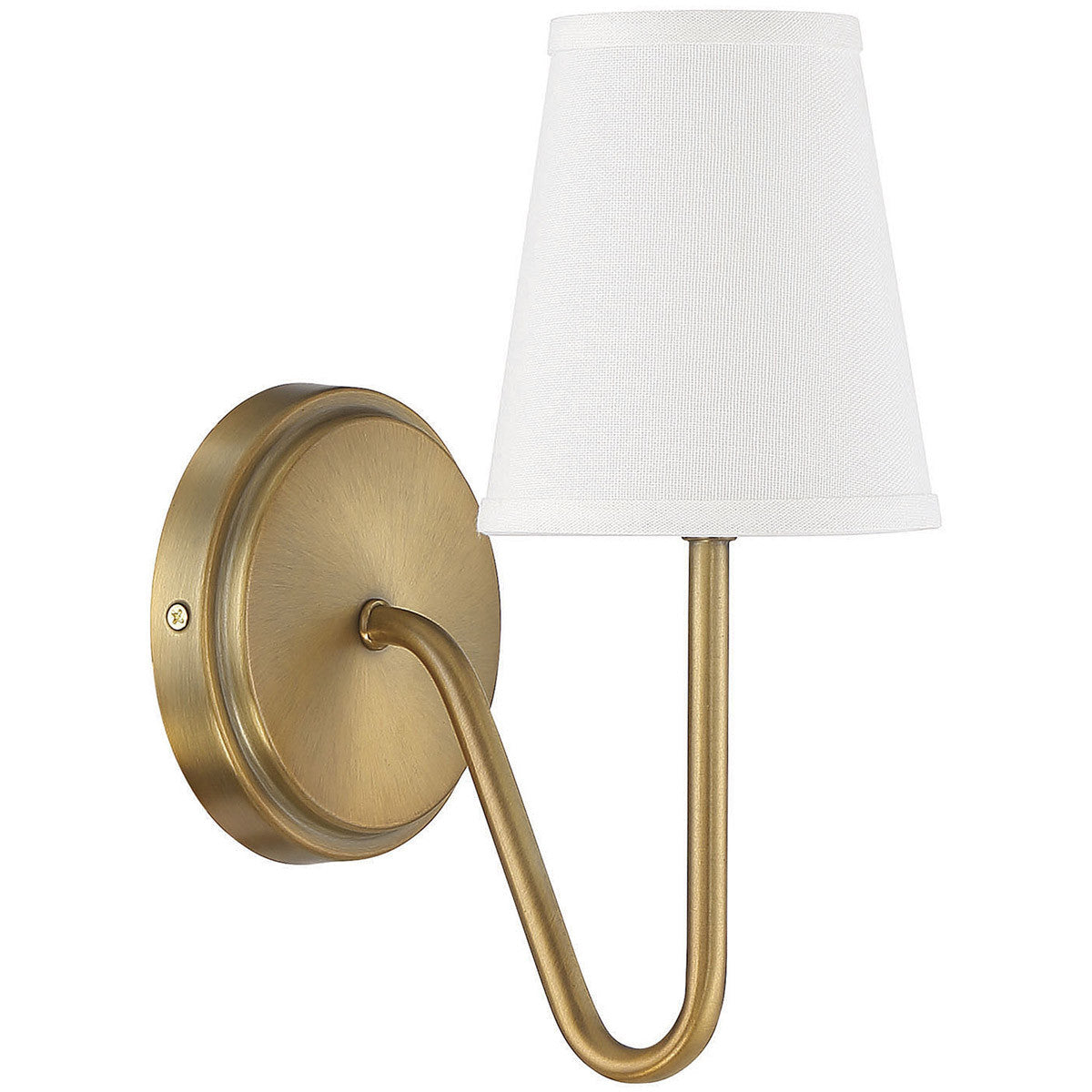 Meridian Lite Trends 1-Light Wall Sconce in Natural Brass M90054NB