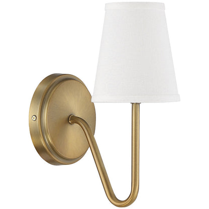 Meridian Lite Trends 1-Light Wall Sconce in Natural Brass M90054NB