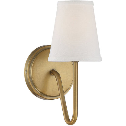 Meridian Lite Trends 1-Light Wall Sconce in Natural Brass M90054NB