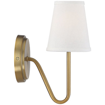 Meridian Lite Trends 1-Light Wall Sconce in Natural Brass M90054NB