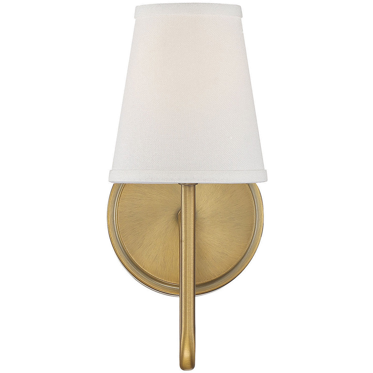 Meridian Lite Trends 1-Light Wall Sconce in Natural Brass M90054NB