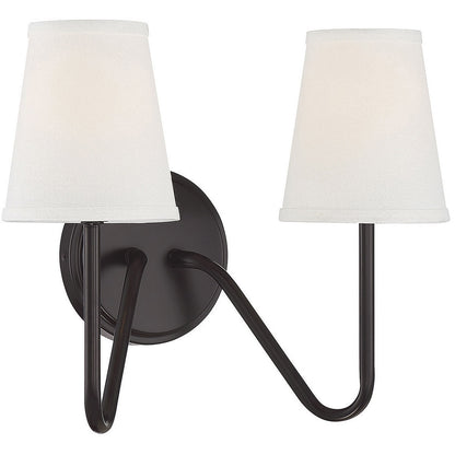 Meridian Lite Trends 2-Light Wall Sconce in Oil Rubbed Bronze M90055ORB