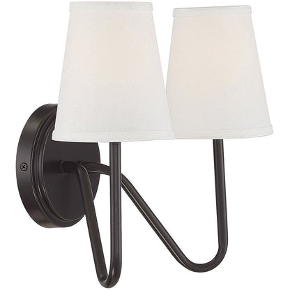 Meridian Lite Trends 2-Light Wall Sconce in Oil Rubbed Bronze M90055ORB