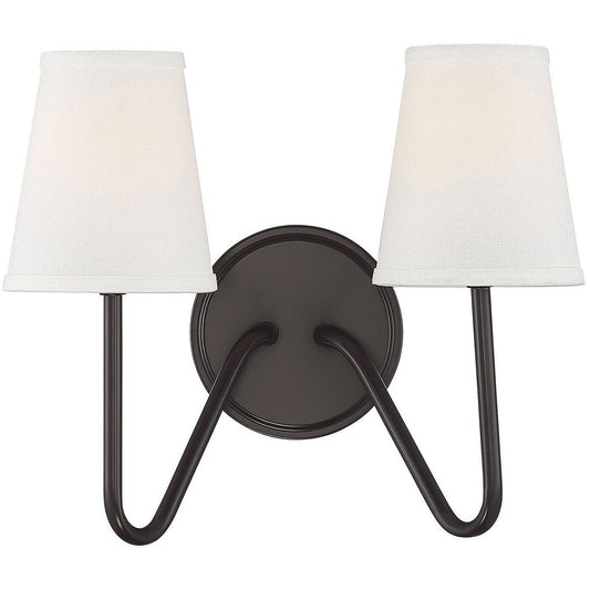 Meridian 2-Light Wall Sconce in Oil Rubbed Bronze M90055ORB