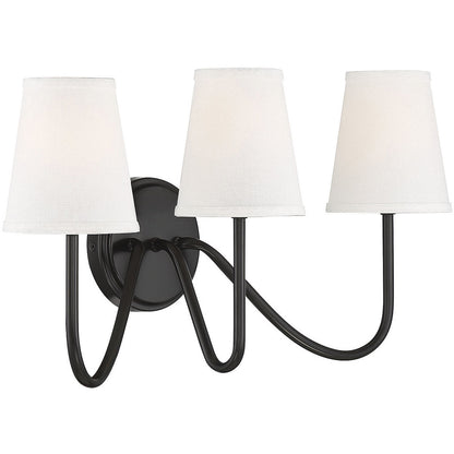 Meridian Lite Trends 3-Light Wall Sconce in Oil Rubbed Bronze M90056ORB