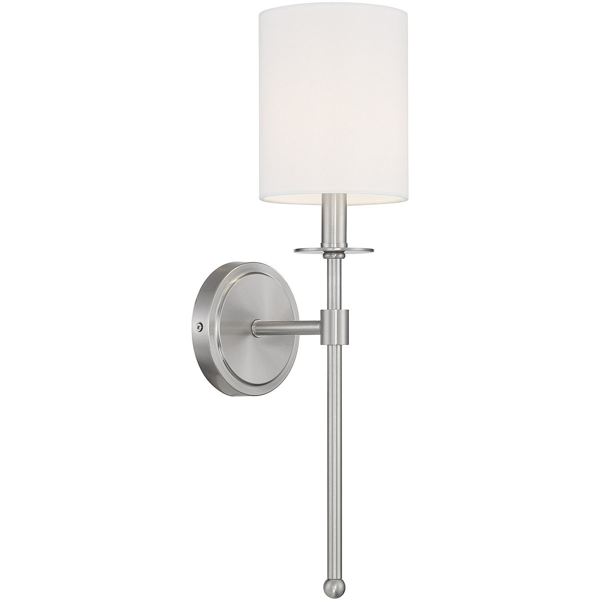 Meridian Lite Trends 1-Light Wall Sconce in Brushed Nickel M90057BN