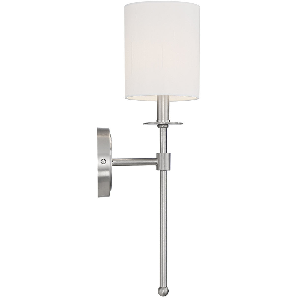 Meridian Lite Trends 1-Light Wall Sconce in Brushed Nickel M90057BN