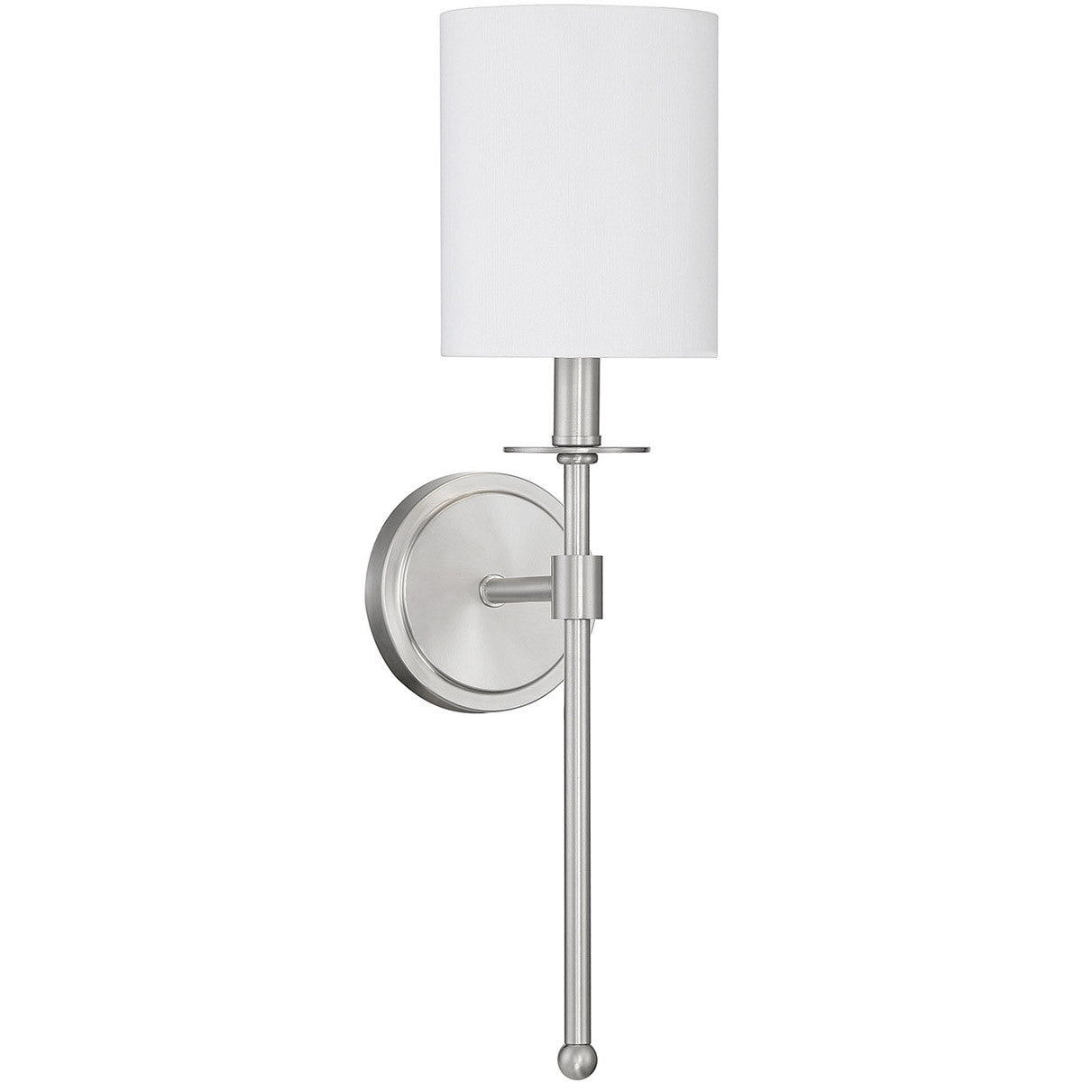 Meridian 1-Light Wall Sconce in Brushed Nickel M90057BN