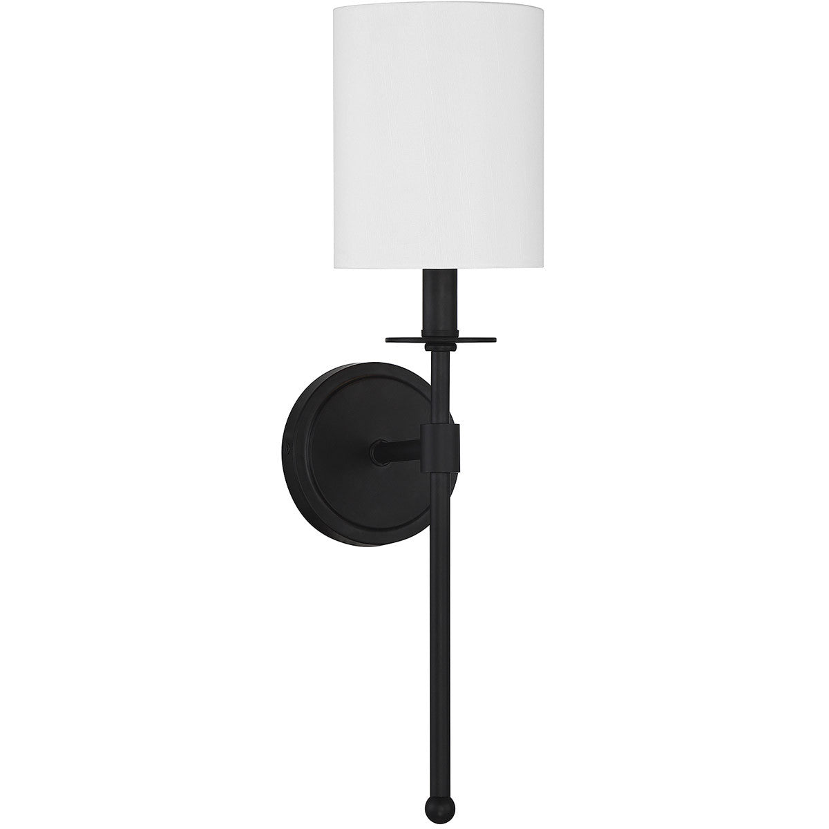 Meridian Lite Trends 1-Light Wall Sconce in Matte Black M90057MBK