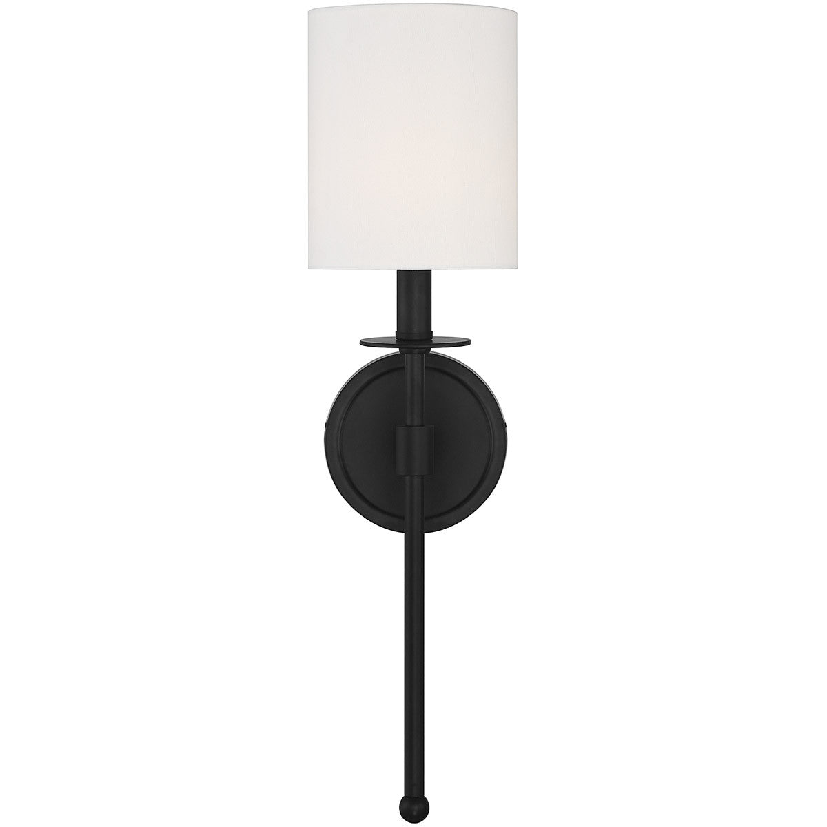 Meridian Lite Trends 1-Light Wall Sconce in Matte Black M90057MBK