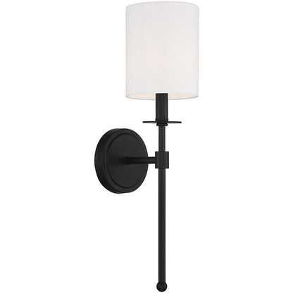 Meridian Lite Trends 1-Light Wall Sconce in Matte Black M90057MBK