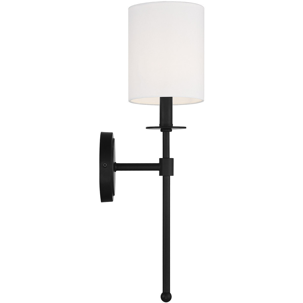 Meridian Lite Trends 1-Light Wall Sconce in Matte Black M90057MBK