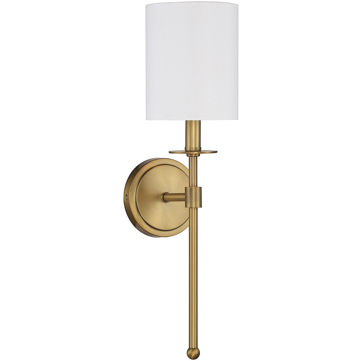 Meridian Lite Trends 1-Light Wall Sconce in Natural Brass M90057NB