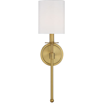 Meridian Lite Trends 1-Light Wall Sconce in Natural Brass M90057NB