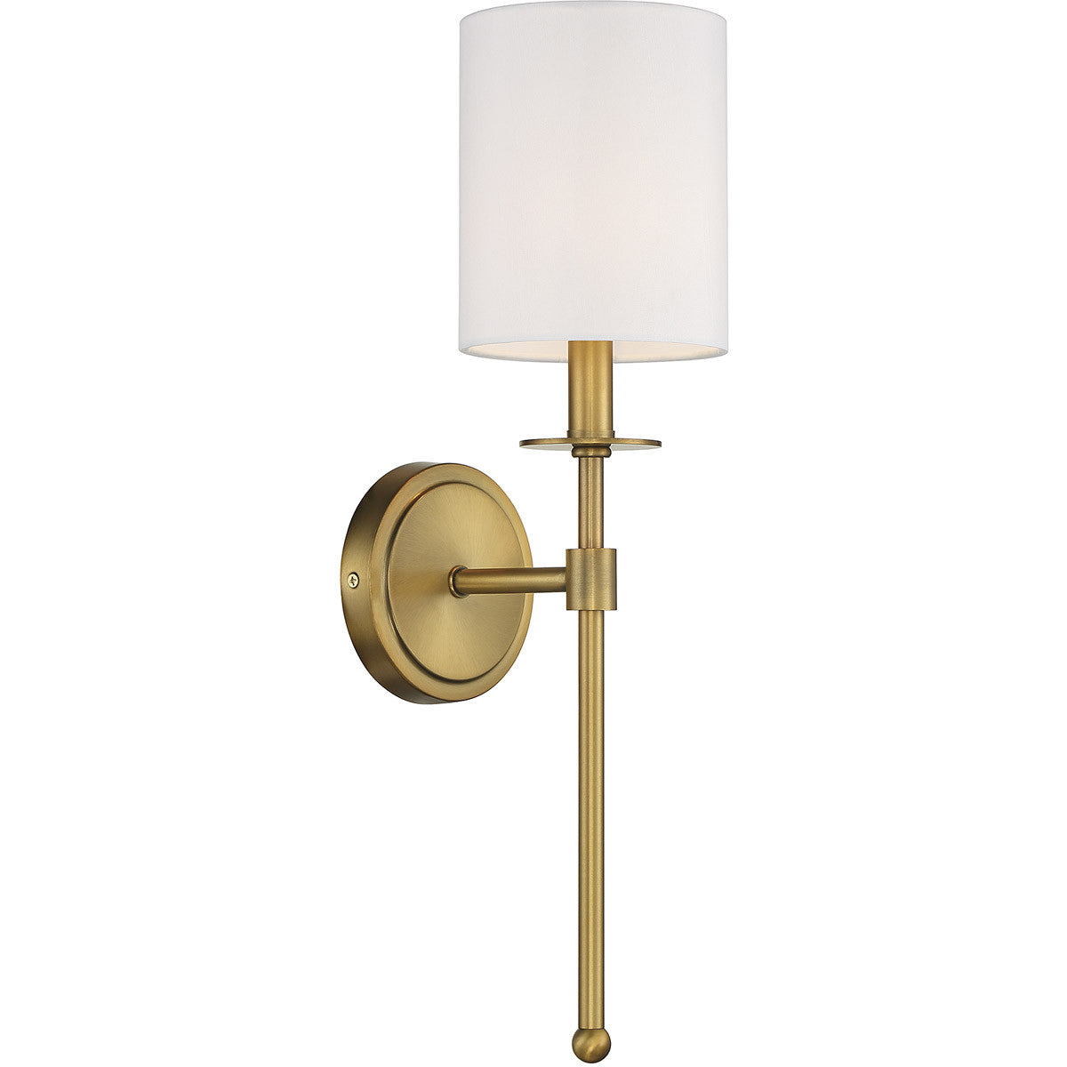 Meridian Lite Trends 1-Light Wall Sconce in Natural Brass M90057NB