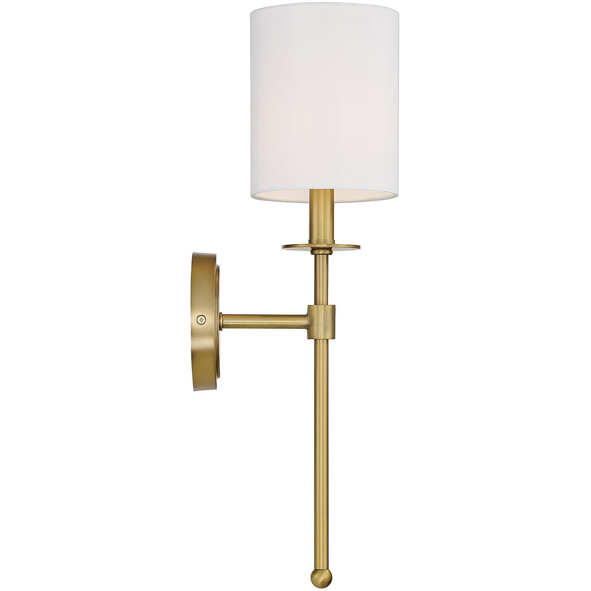 Meridian Lite Trends 1-Light Wall Sconce in Natural Brass M90057NB