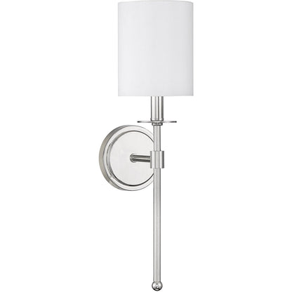 Meridian 1-Light Wall Sconce in Polished Nickel M90057PN