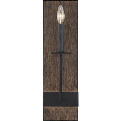 Meridian Lite Trends 1-Light Wall Sconce in Remington M90058DG