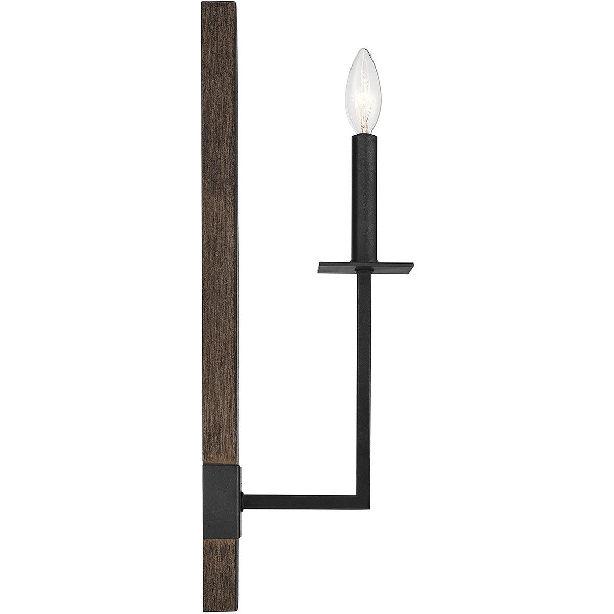 Meridian Lite Trends 1-Light Wall Sconce in Remington M90058DG