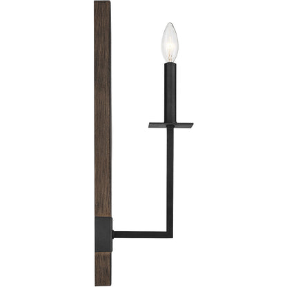 Meridian Lite Trends 1-Light Wall Sconce in Remington M90058DG