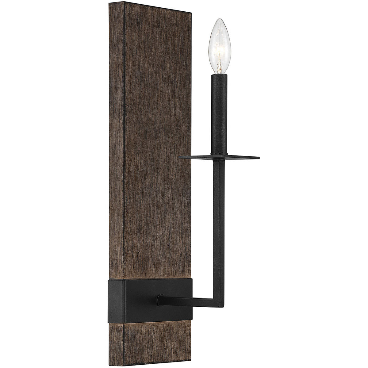 Meridian 1-Light Wall Sconce in Remington M90058DG