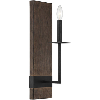 Meridian 1-Light Wall Sconce in Remington M90058DG