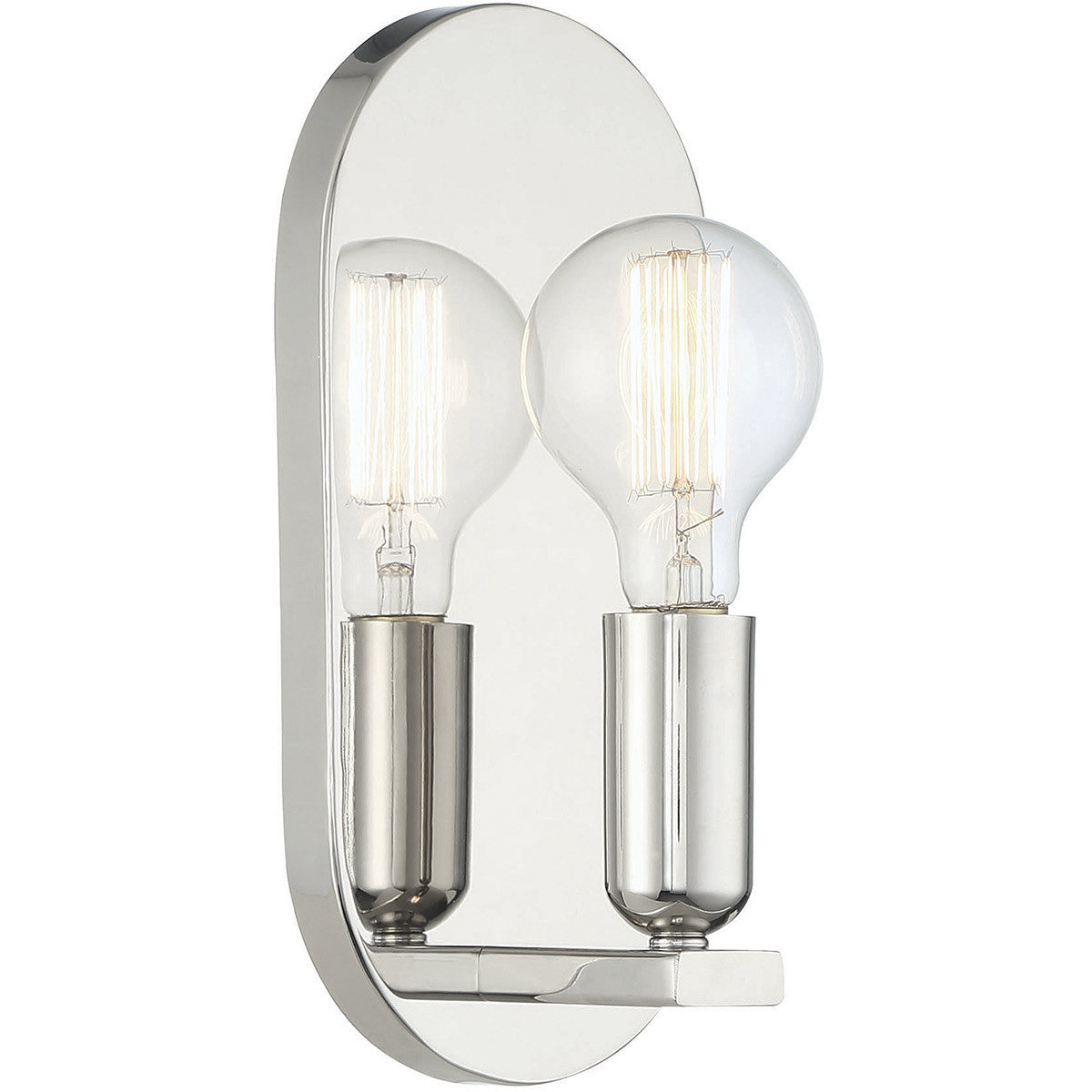 Meridian 1-Light Wall Sconce in Polished Nickel M90059PN