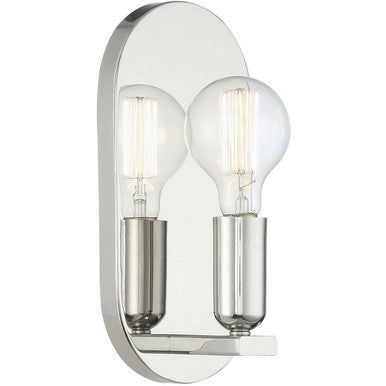 Meridian Lite Trends 1-Light Wall Sconce in Polished Nickel M90059PN