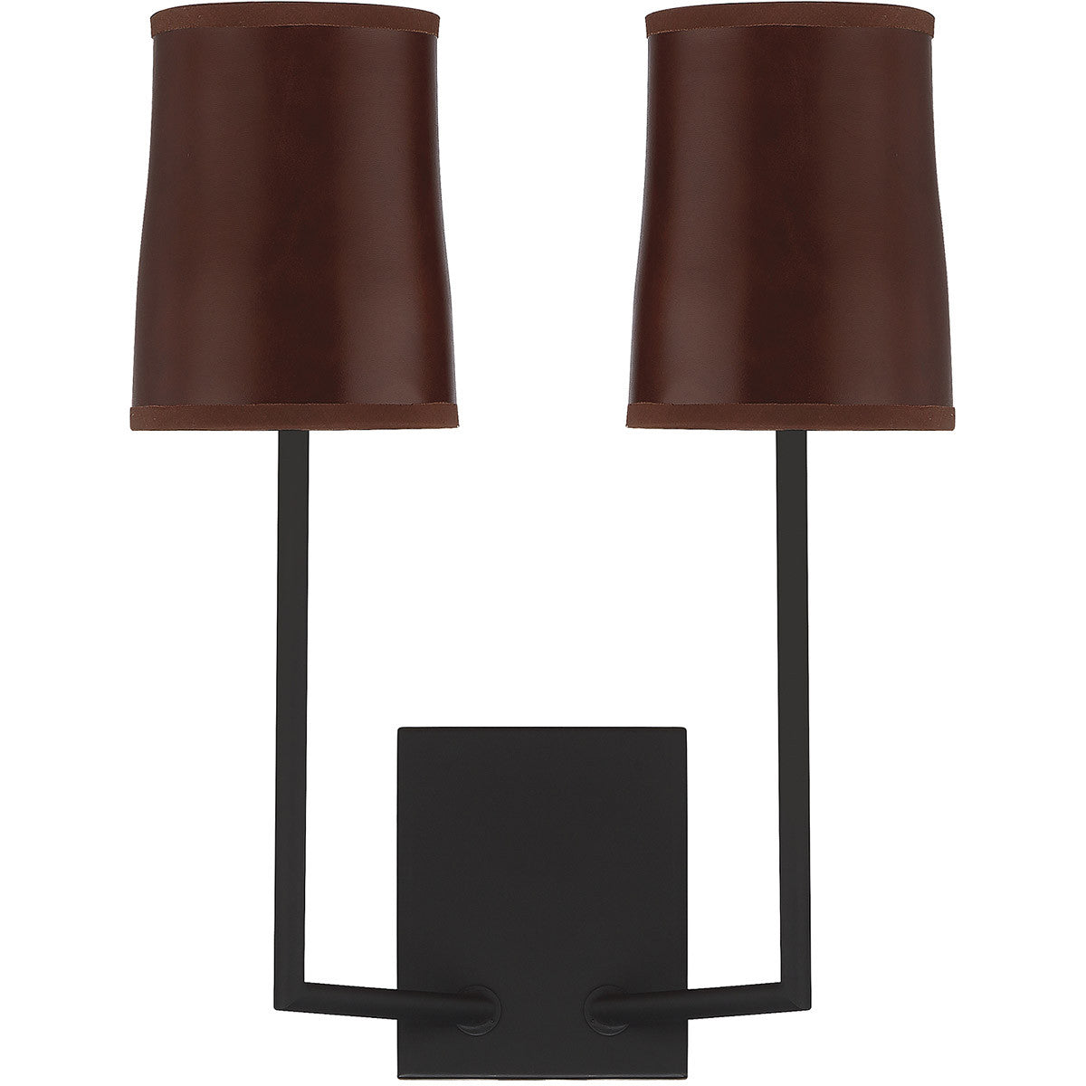 Meridian Lite Trends 2-Light Wall Sconce in Matte Black M90061MBK