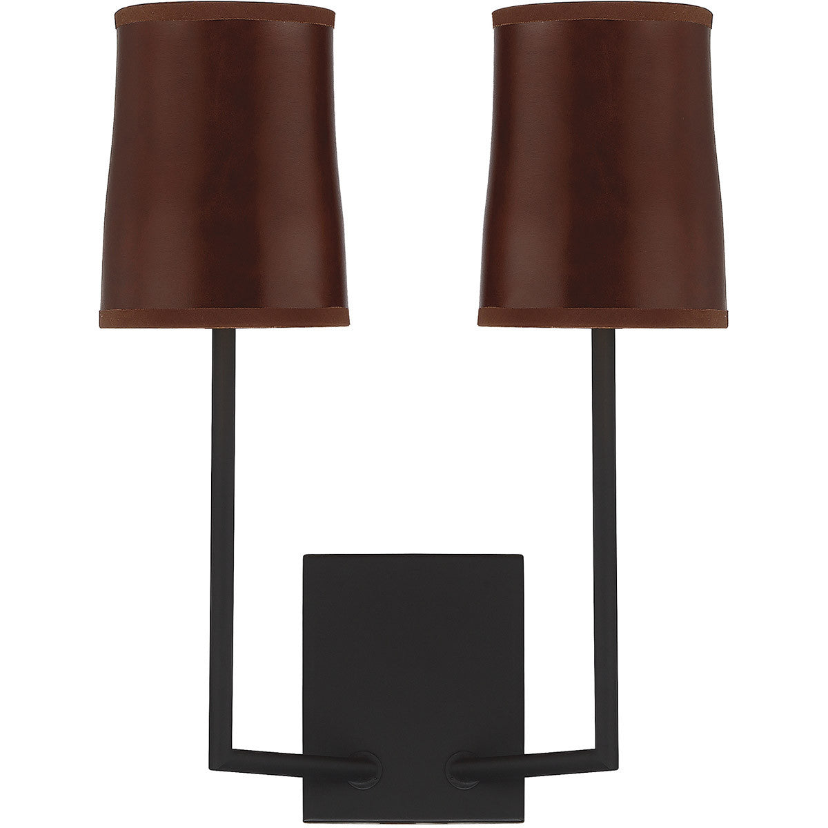 Meridian 2-Light Wall Sconce in Matte Black M90061MBK