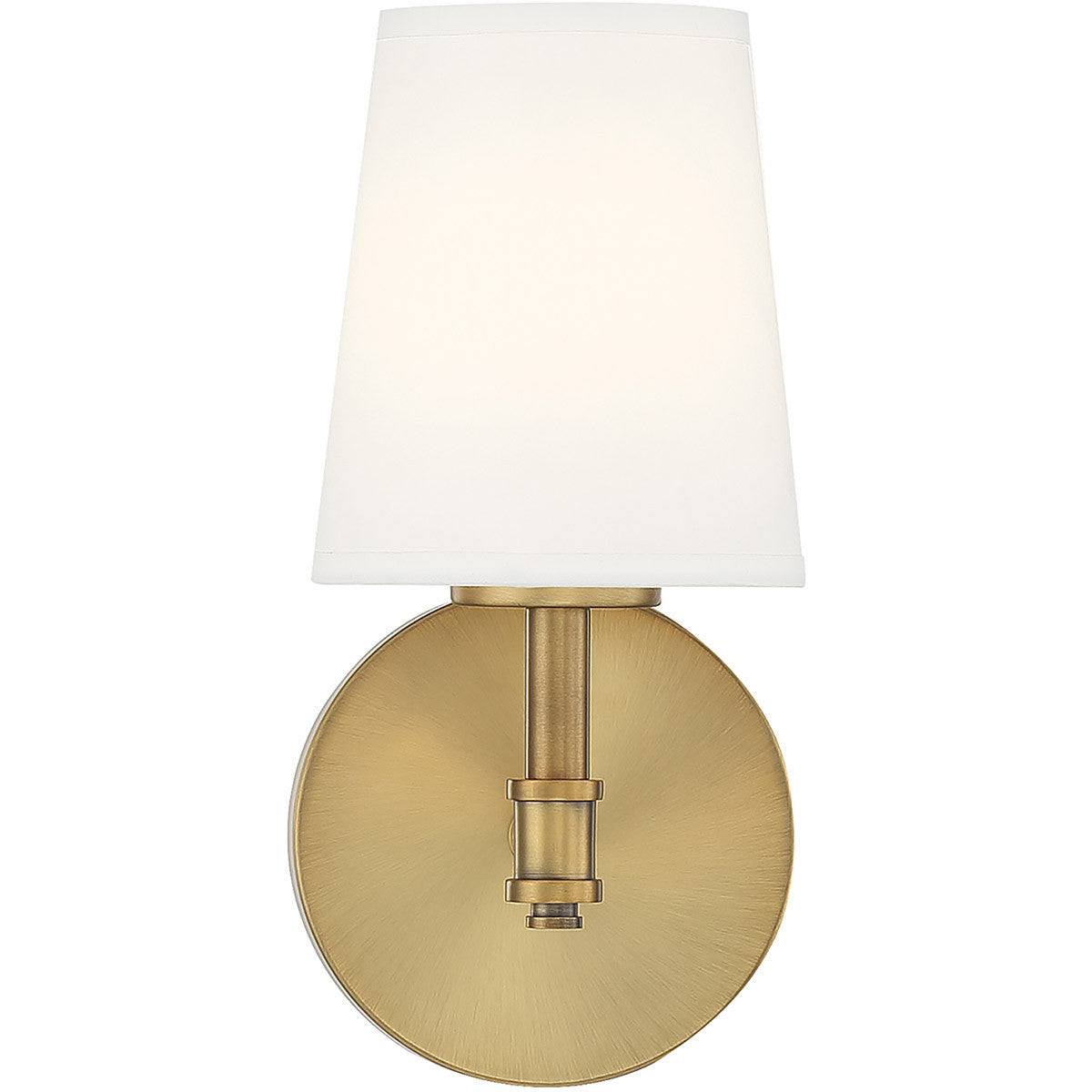 Meridian Lite Trends 1-Light Wall Sconce in Natural Brass M90067NB