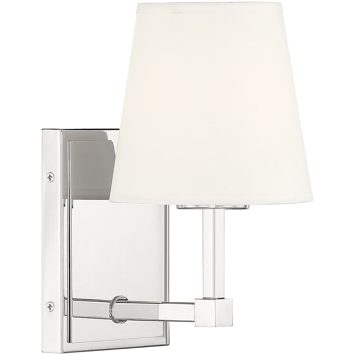 Meridian Lite Trends 1-Light Wall Sconce in Polished Nickel M90071PN