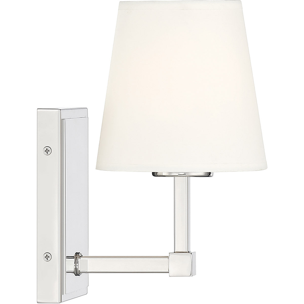 Meridian Lite Trends 1-Light Wall Sconce in Polished Nickel M90071PN