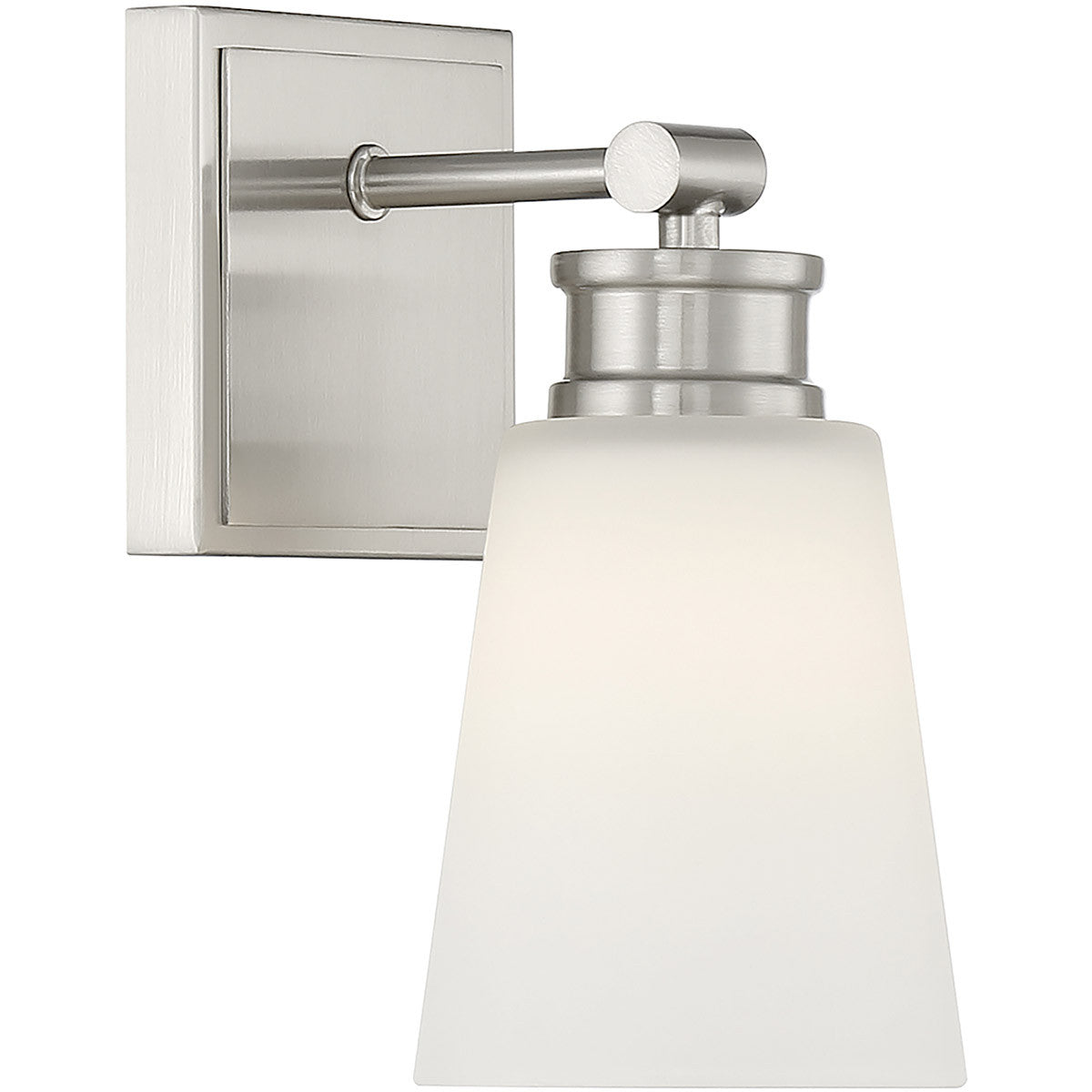 Meridian Lite Trends 1-Light Wall Sconce in Brushed Nickel M90072BN