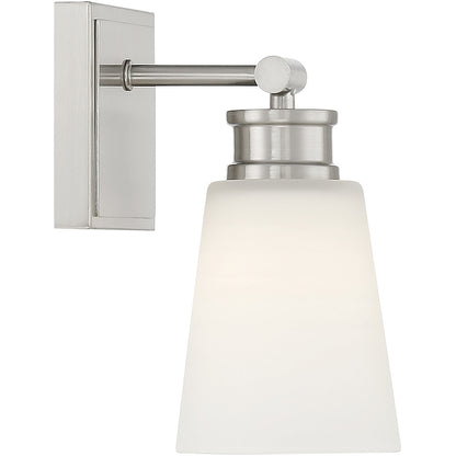 Meridian Lite Trends 1-Light Wall Sconce in Brushed Nickel M90072BN