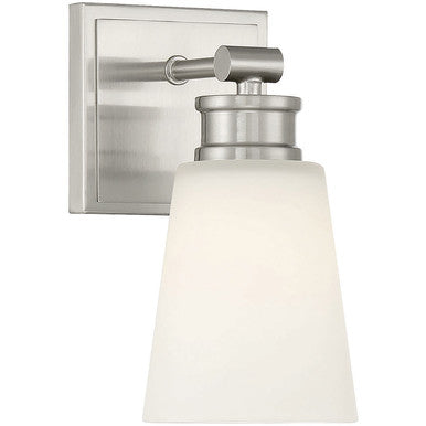 Meridian Lite Trends 1-Light Wall Sconce in Brushed Nickel M90072BN