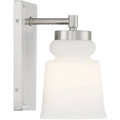 Meridian Lite Trends 1-Light Wall Sconce in Brushed Nickel M90073BN