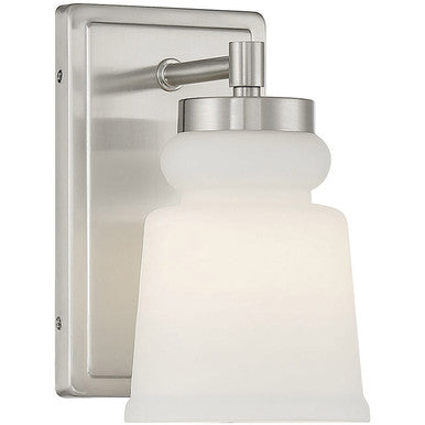 Meridian Lite Trends 1-Light Wall Sconce in Brushed Nickel M90073BN